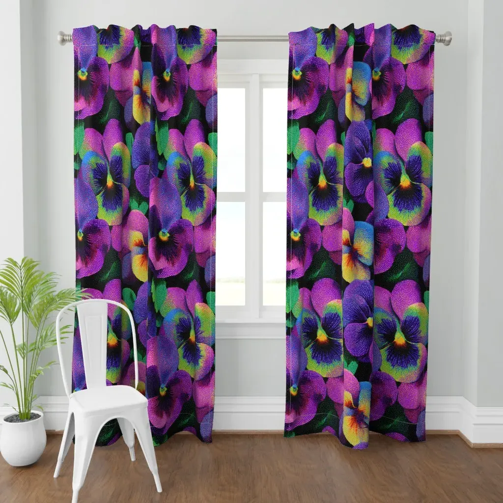 Richest Garden Curtain Panel - Purple product
