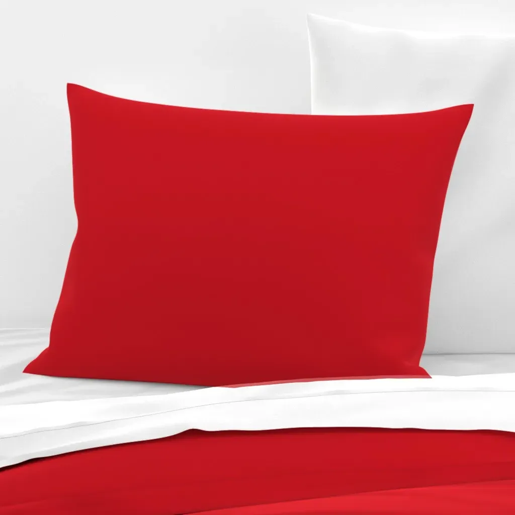 Ripe Tomato Standard Knife Edge Pillow - Red, Cotton Sateen product