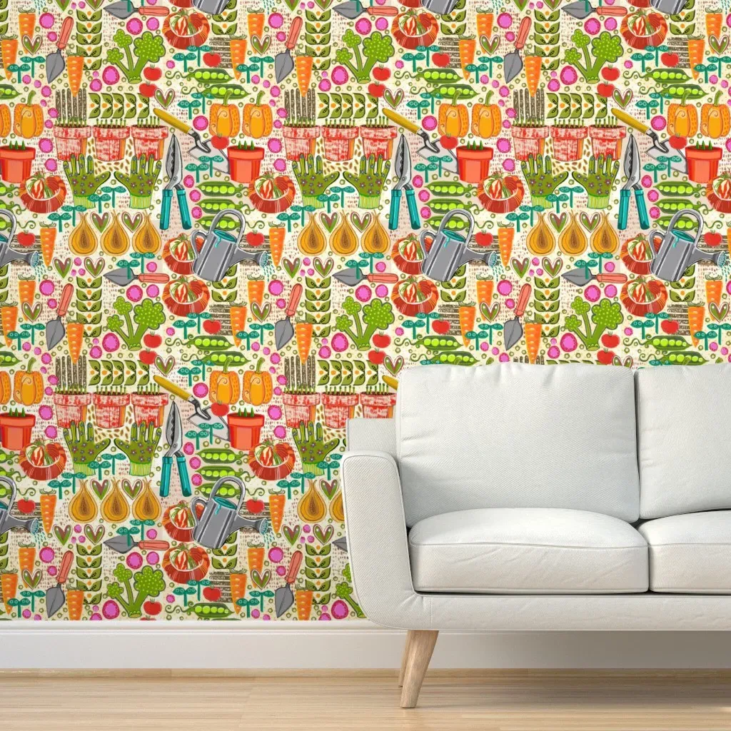 Room To Grow Peel and Stick Wallpaper - Orange product
