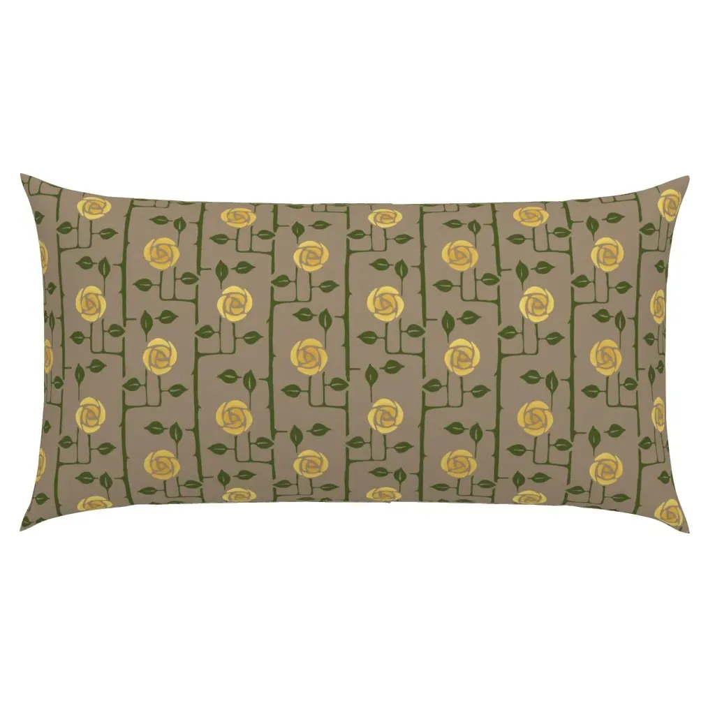 Rose Trellis King Pillow Sham - Gold product