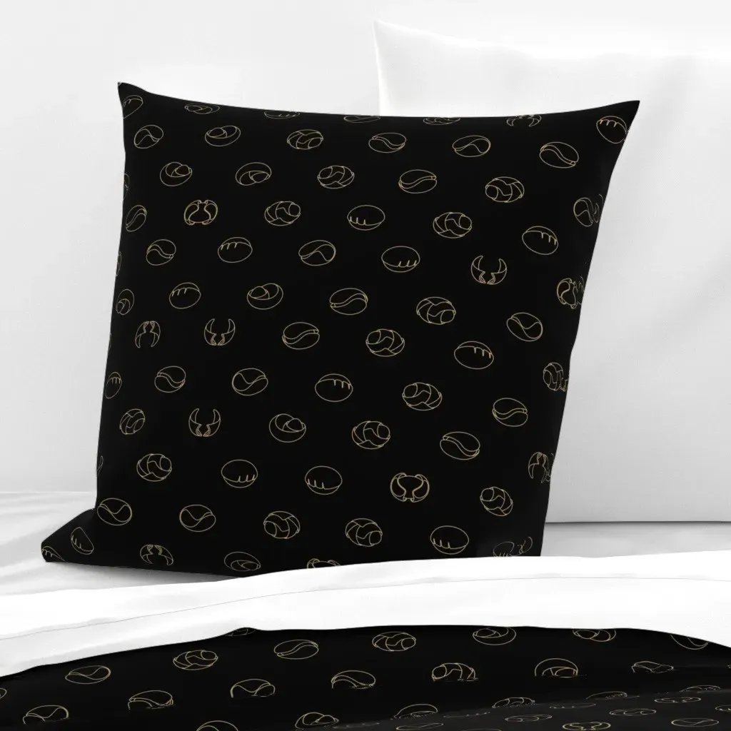 Round Gold Small Euro Pillow Sham - Beige product