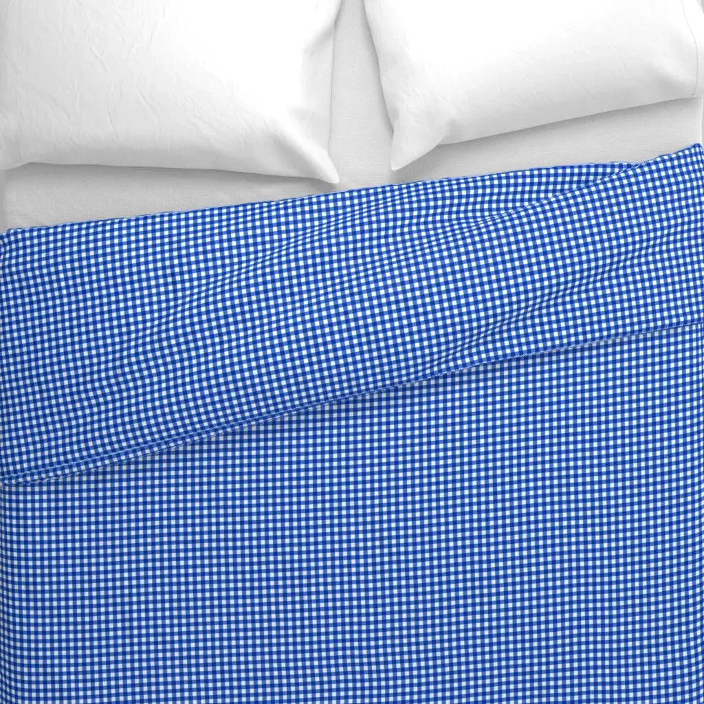 Royal Blue and White Team Duvet Cover - Blue alternate view