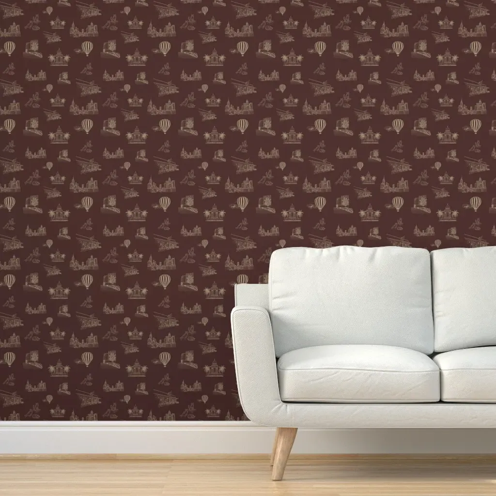 Rq-Ob-M Peel and Stick Wallpaper - Brown product