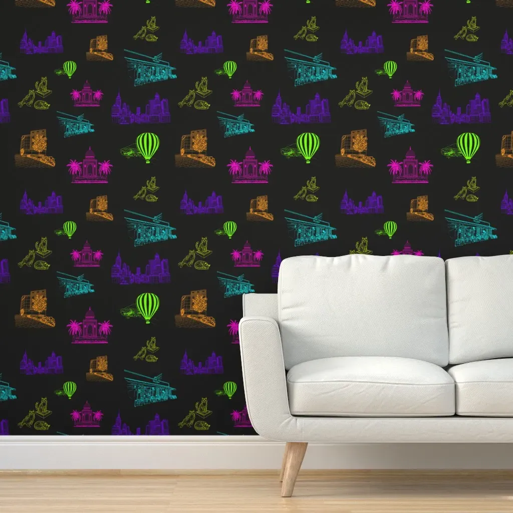 Rq-Oba-L Peel and Stick Wallpaper - Black product