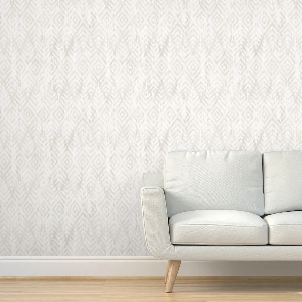 Rustic Geometric Ikat Peel and Stick Wallpaper - Neutral product
