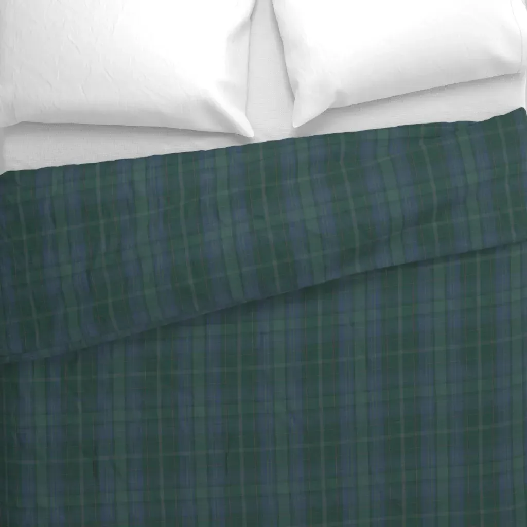 Rustic Ivy Large Duvet Cover - Green alternate view