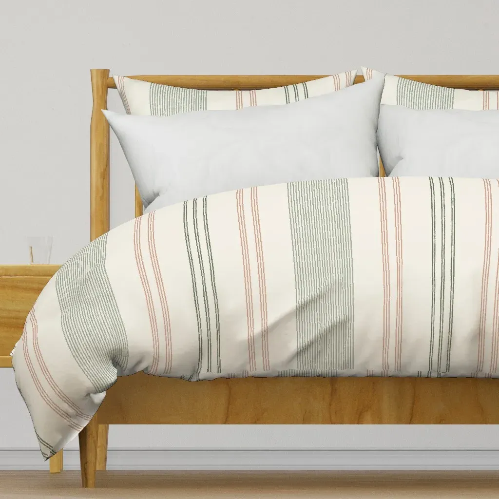 Rustic Textured Farmhouse Duvet Cover - Gray product