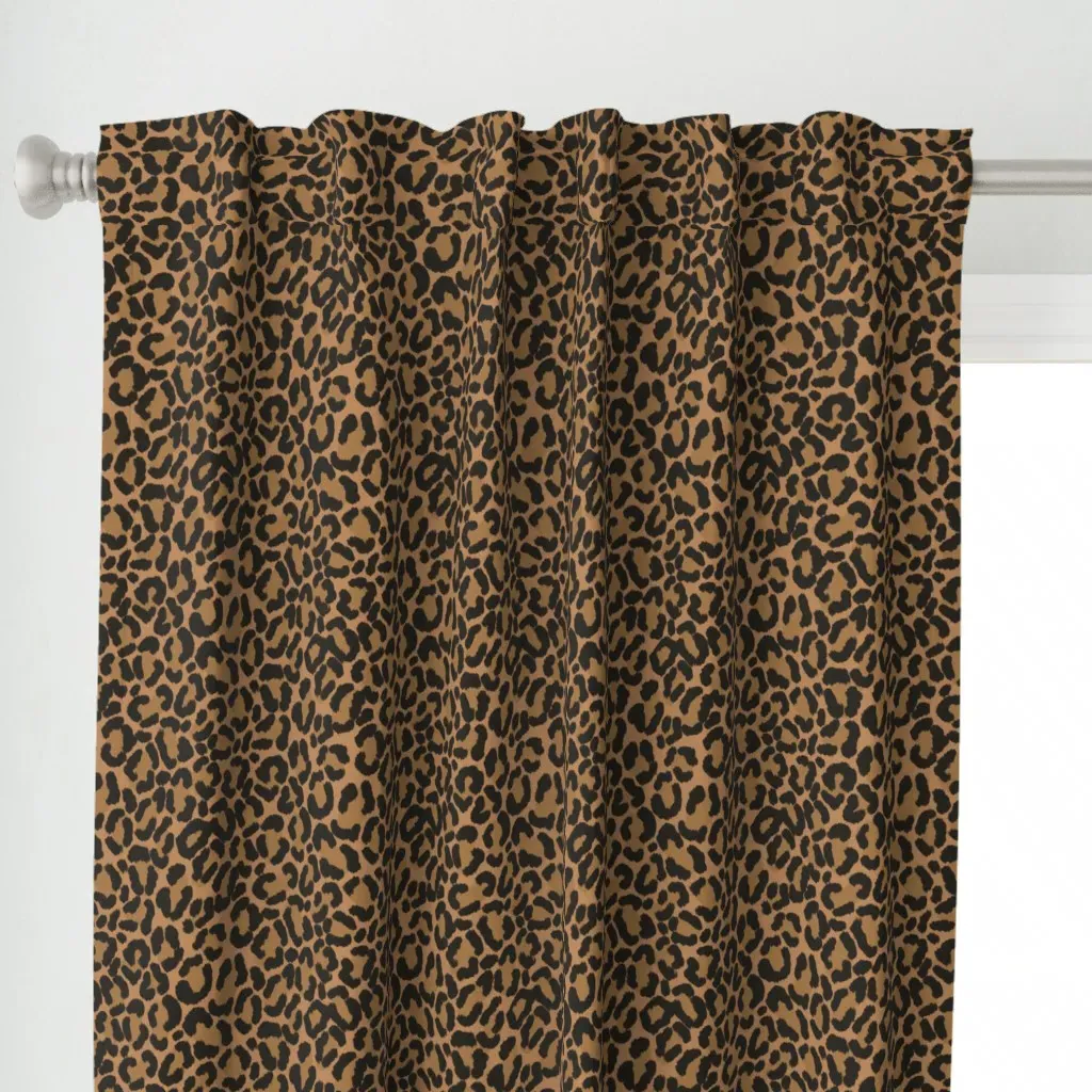 Safari Animal Curtain Panel - Brown alternate view