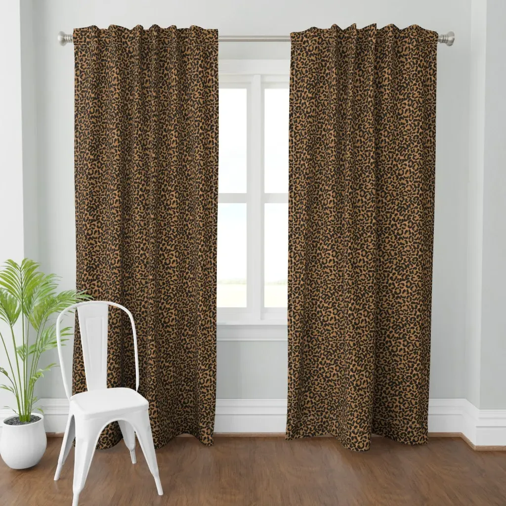 Safari Animal Curtain Panel - Brown product