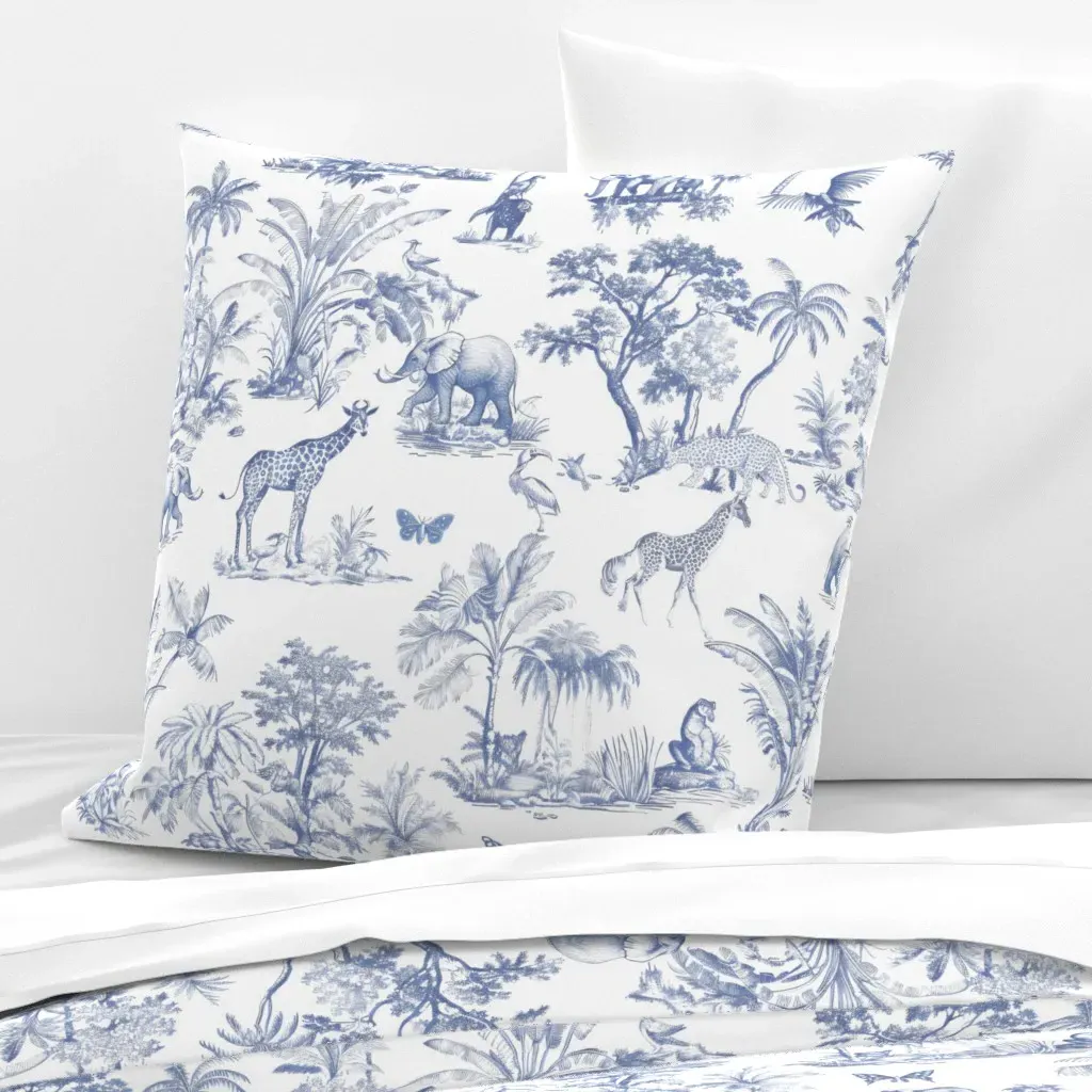 Safari Euro Pillow Sham - Blue product