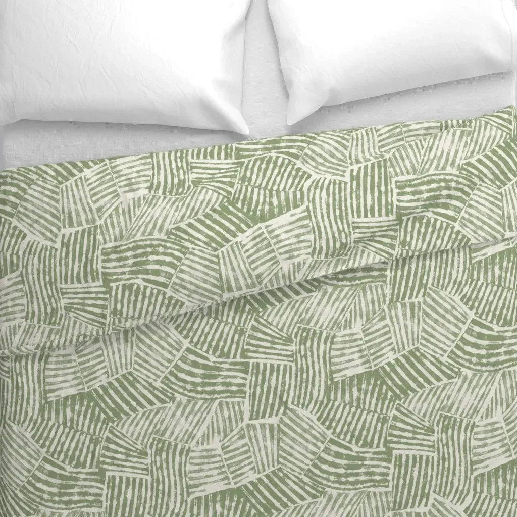 Sage Green Mid Duvet Cover alternate view