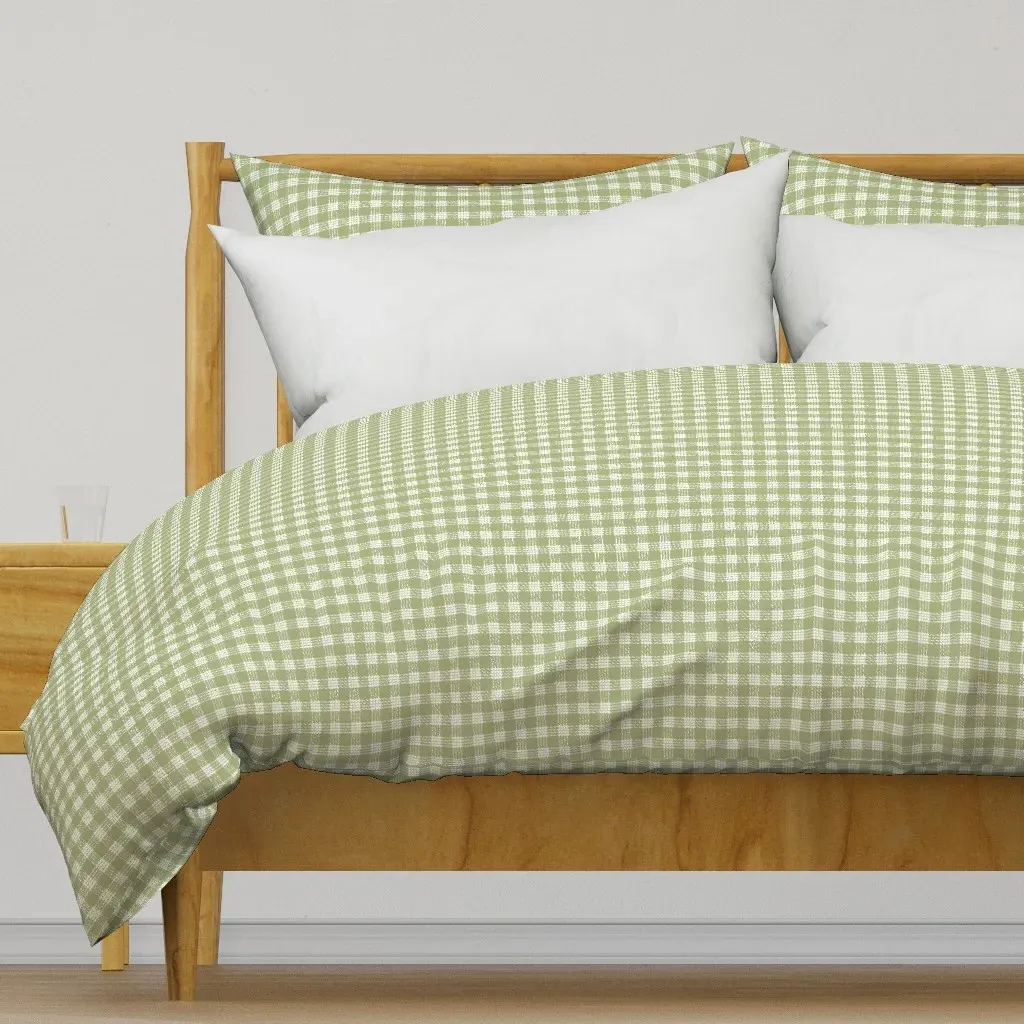 Sage Green Palaka Duvet Cover product