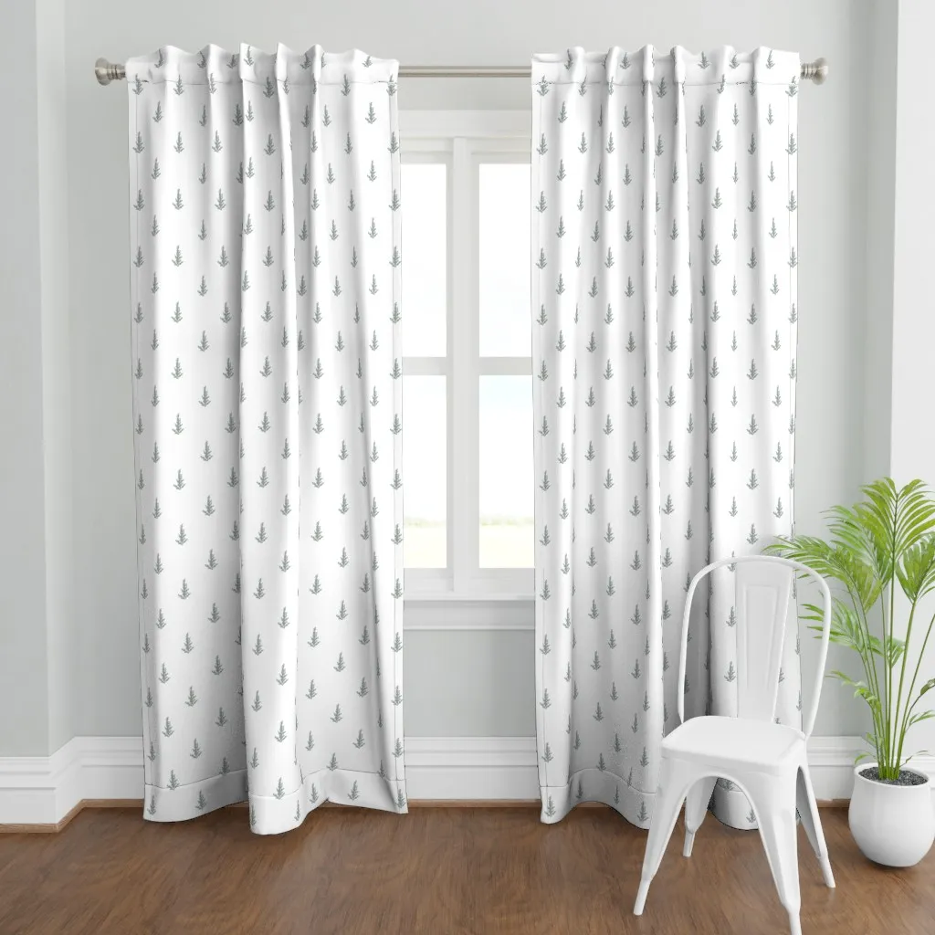 Sage Pine Curtain Panel - Sage Green product