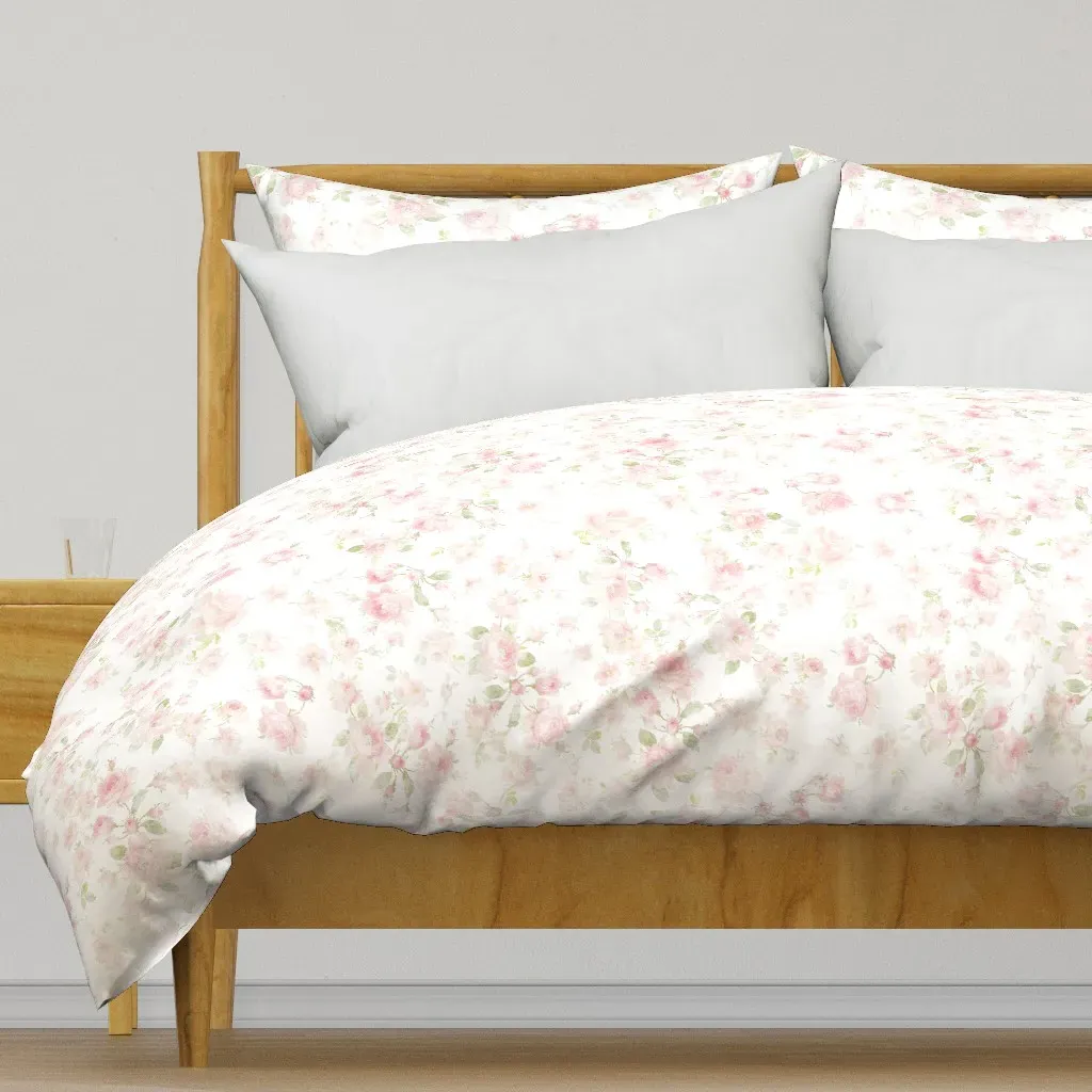 Saint Colette June Roses Peony Duvet Cover - Pink product
