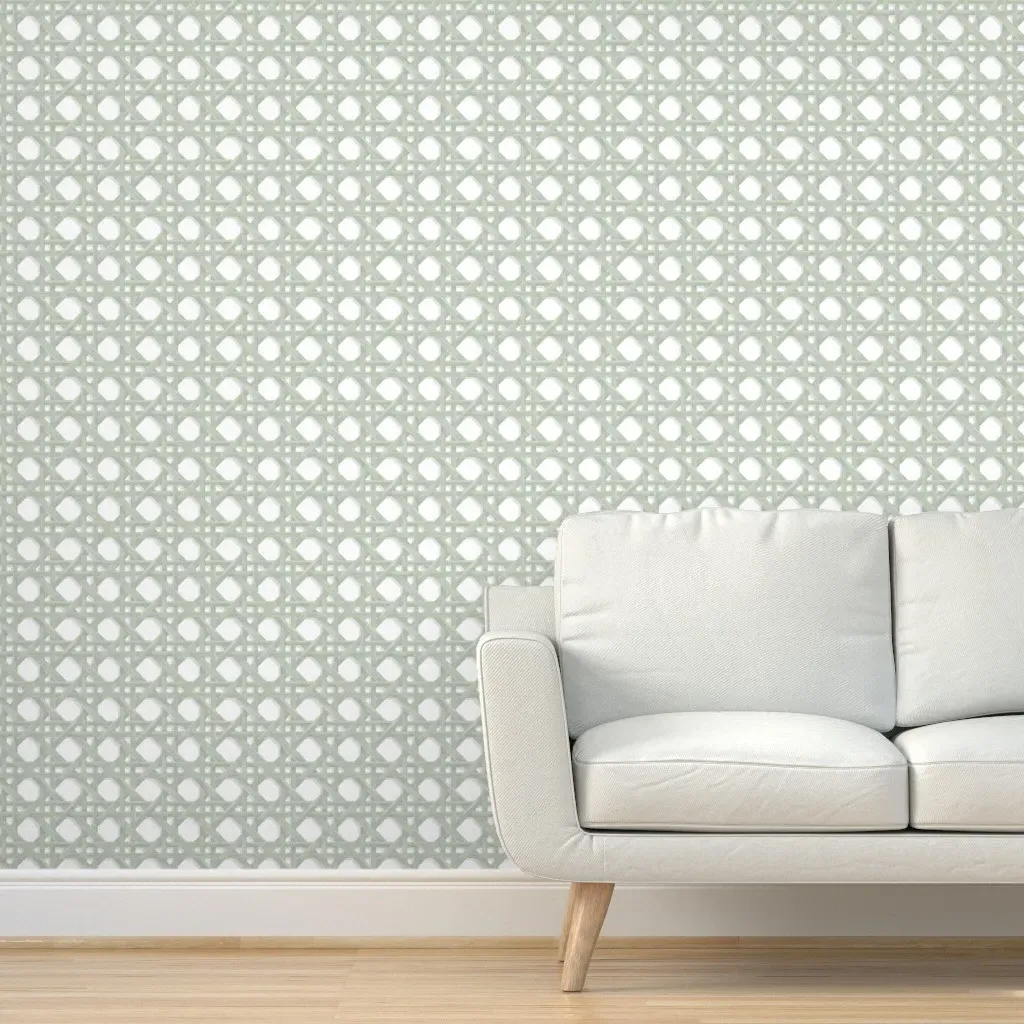 Sally Prescott Peel and Stick Wallpaper Removable - Sage Green product