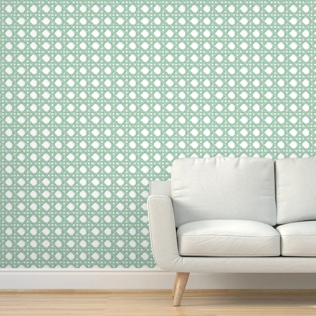 Sally Southfield Peel and Stick Wallpaper - Seafoam Green product