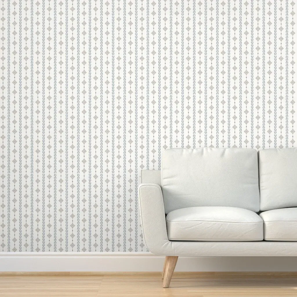 Saltwind Ribbon Driftwood Peel and Stick Wallpaper - Gray product