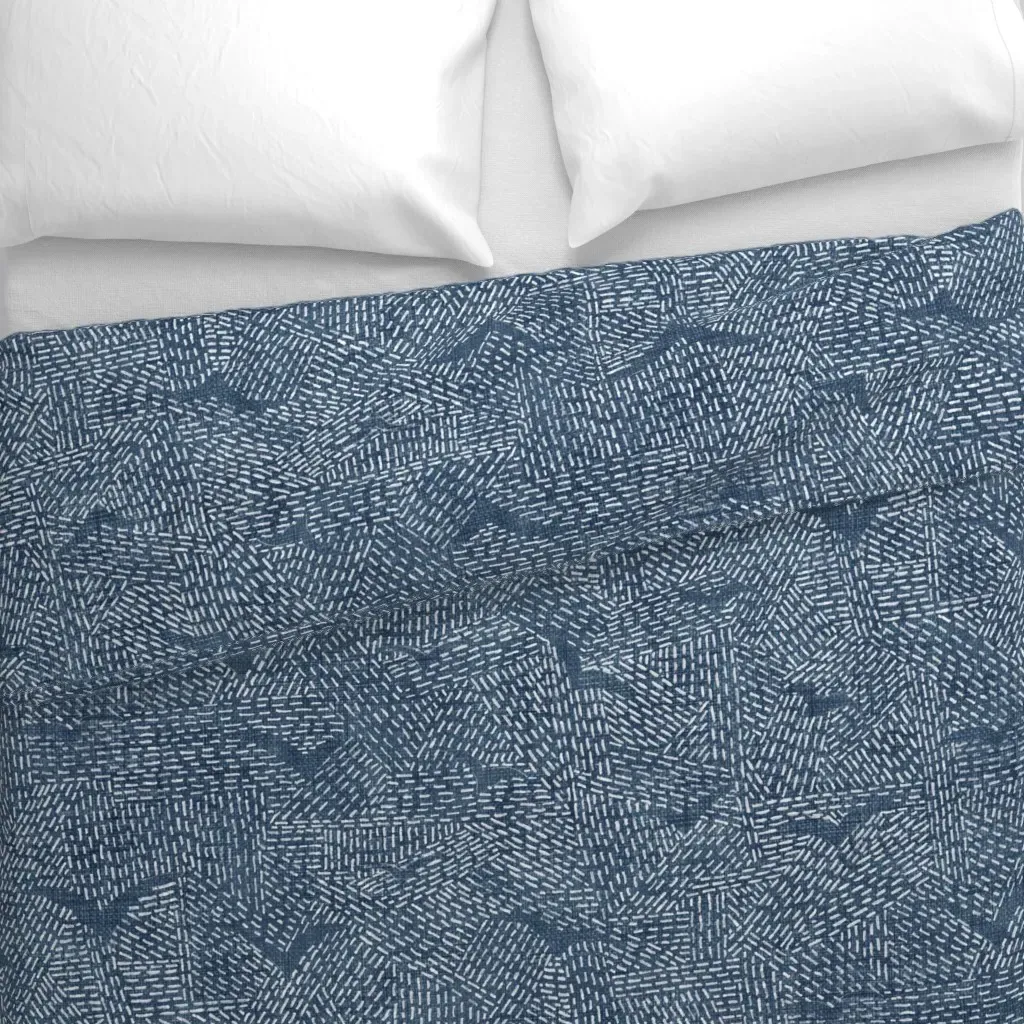 Sashiko Seagulls Duvet Cover - Indigo alternate view