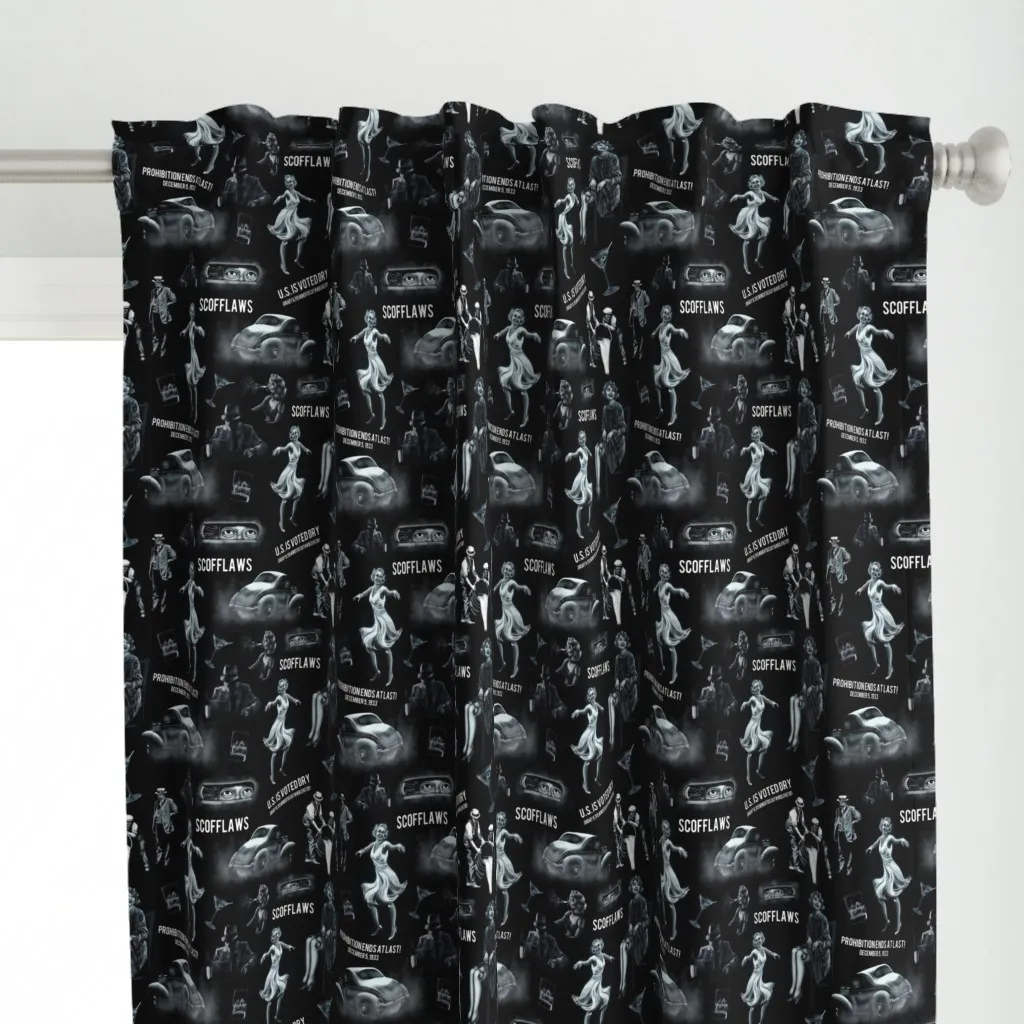 Scofflaws Of The Curtain Panel - White alternate view