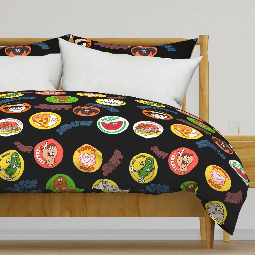 Scratch N Sniff Stickers Duvet Cover - Yellow product