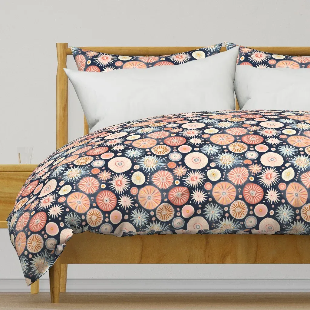 Sea Bloom Mandala Duvet Cover - Pink product