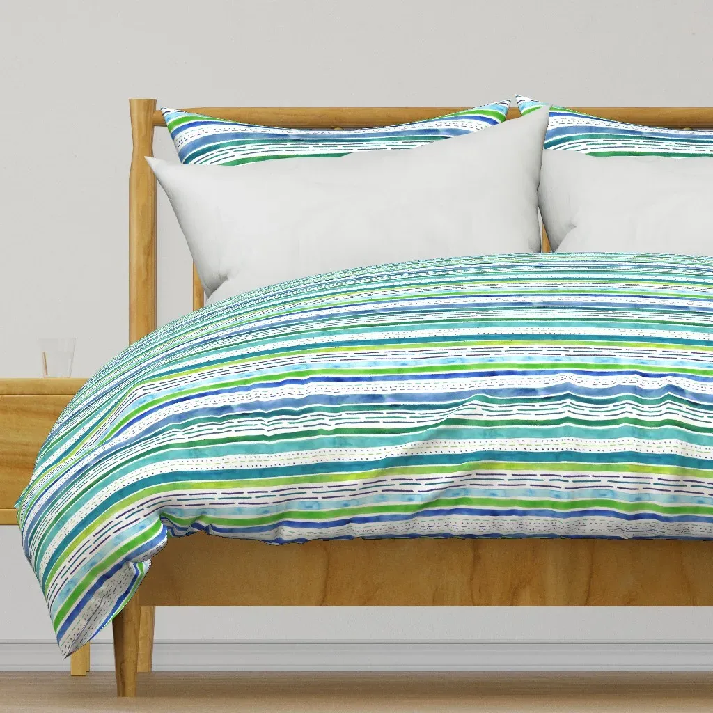 Sea Currents Duvet Cover - Teal product