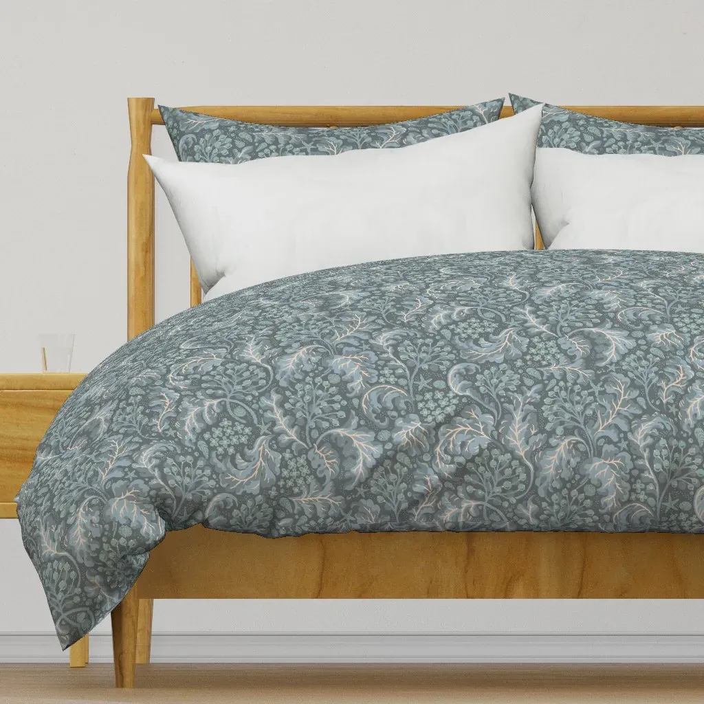 Sea Kale Alternate Colorways Duvet Cover - Dusty Blue product