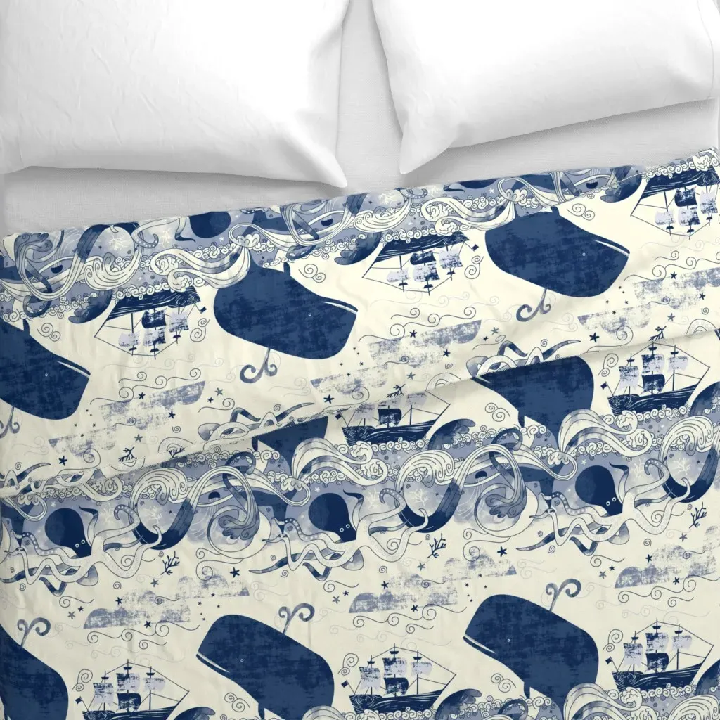 Sea 'N' Me By Mount Vic And Me Duvet Cover - Indigo alternate view