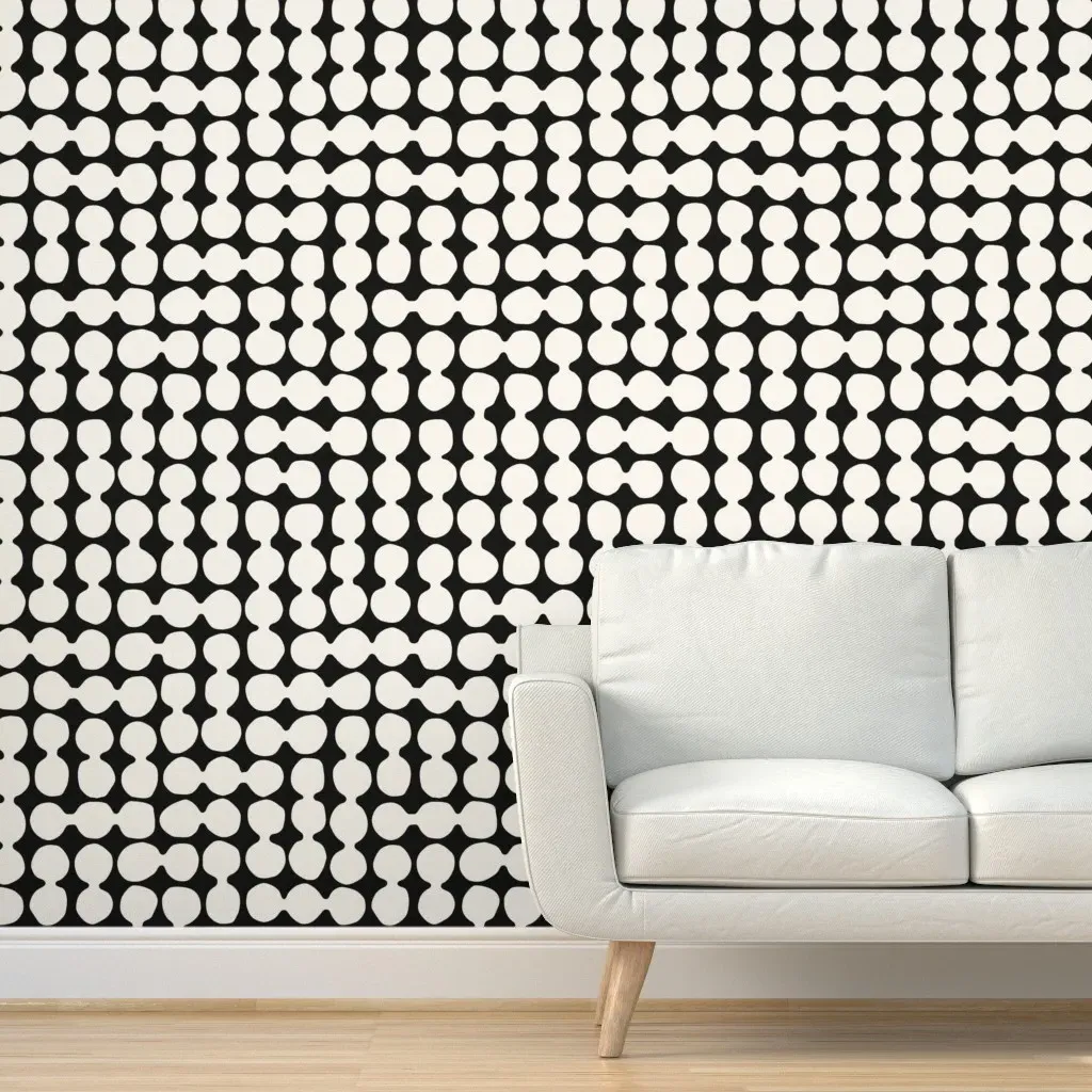 Sea-Worn Pebbles Peel and Stick Wallpaper - Cream White product