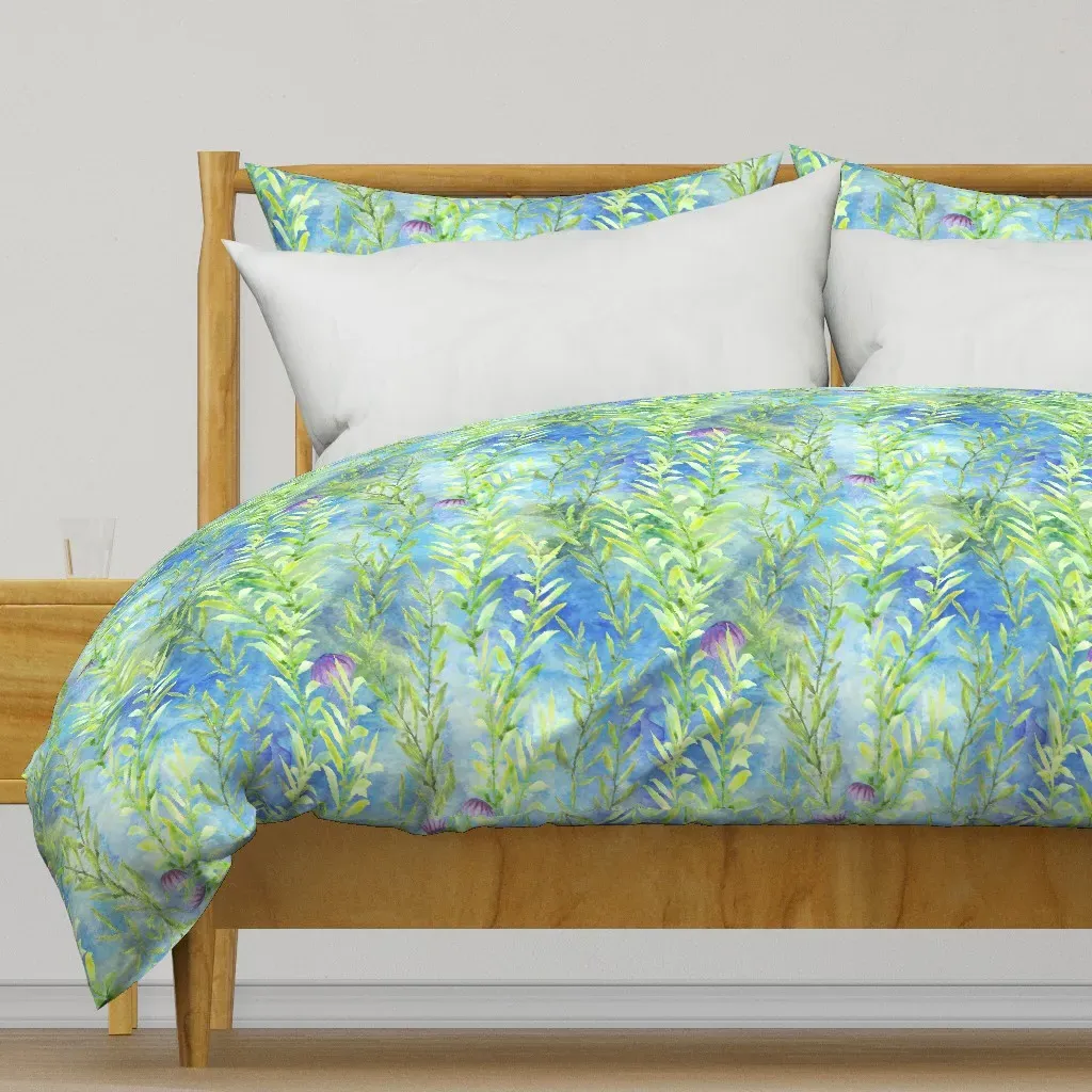 Seaweed Gardens Duvet Cover - Green product