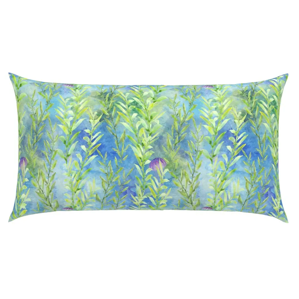 Seaweed Gardens King Pillow Sham - Green product