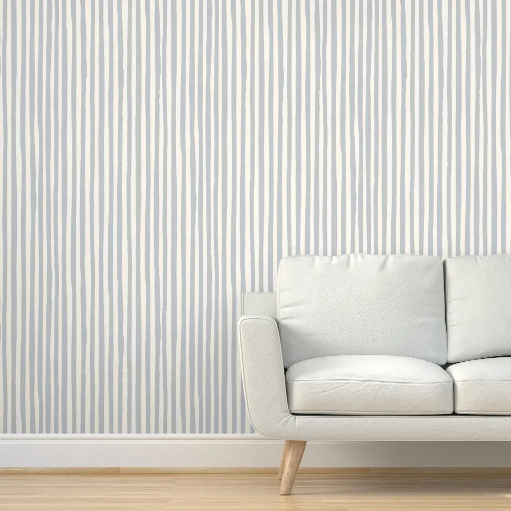 Seba Jumbo Peel and Stick Wallpaper - Grey Blue, Textured product