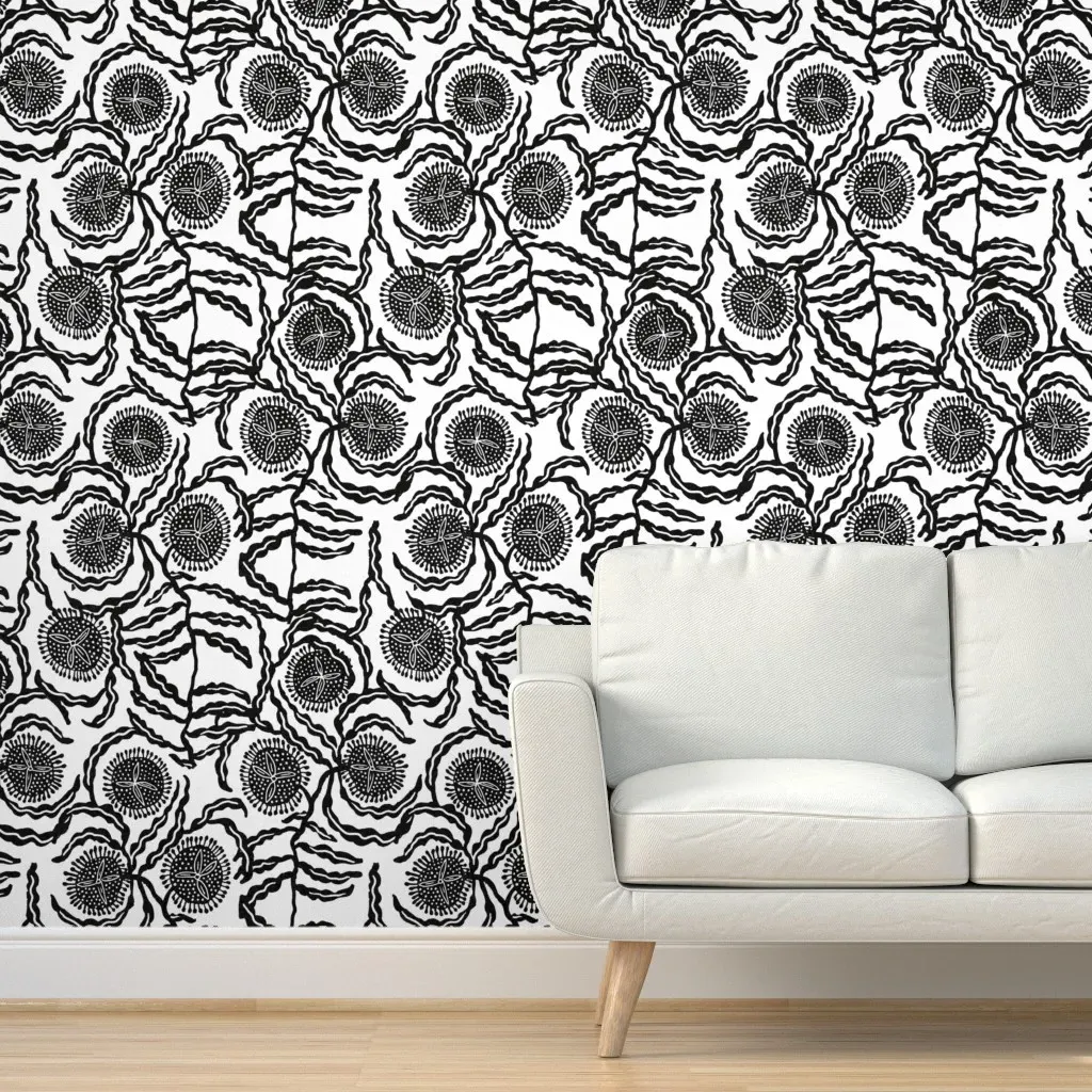 Senna Peel and Stick Wallpaper Removable - White product