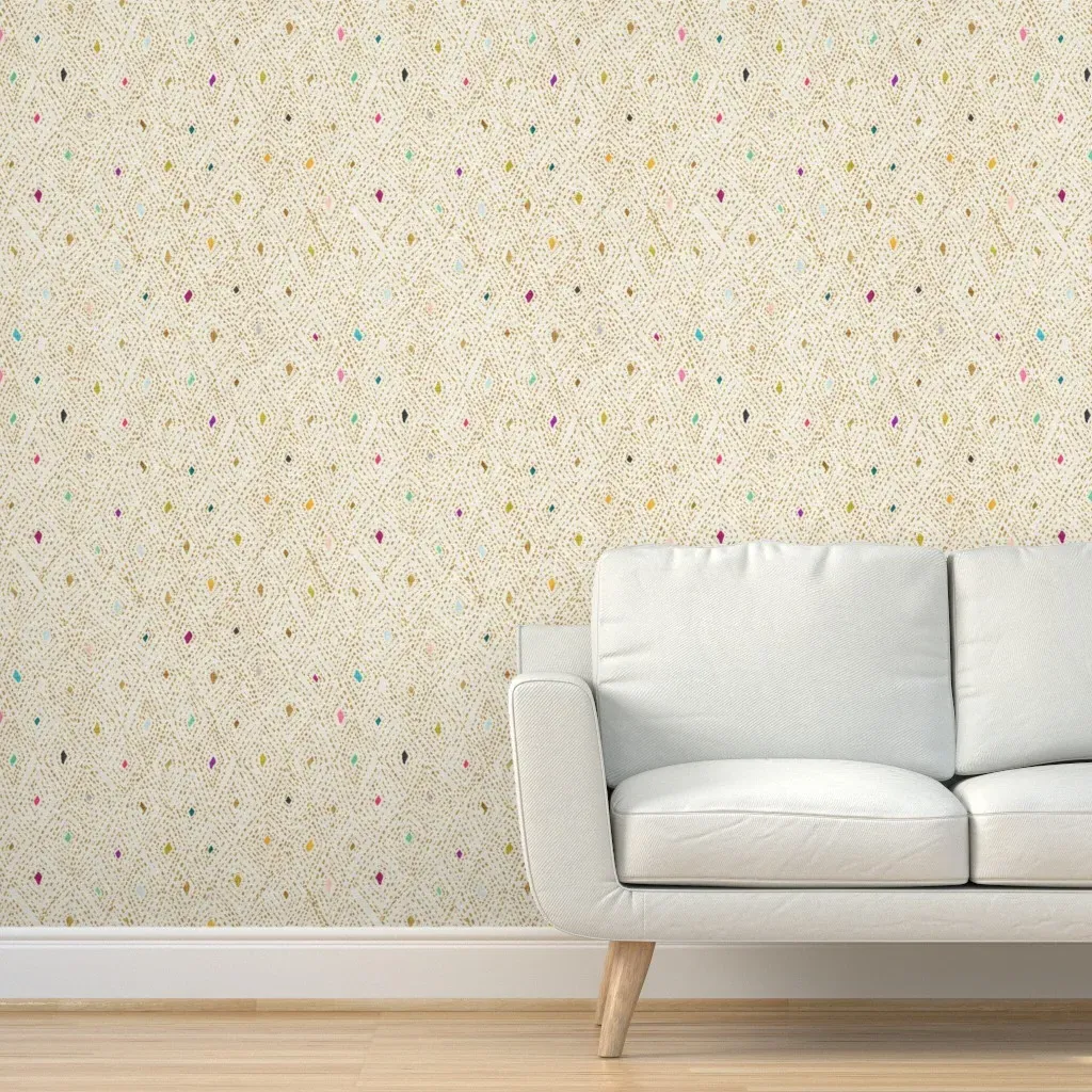 Serendipity Jewels Peel and Stick Wallpaper - Gold product