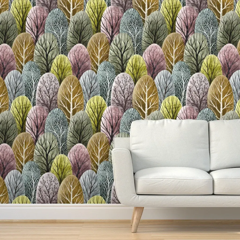 Sereneforest Peel and Stick Wallpaper - Olive Green product