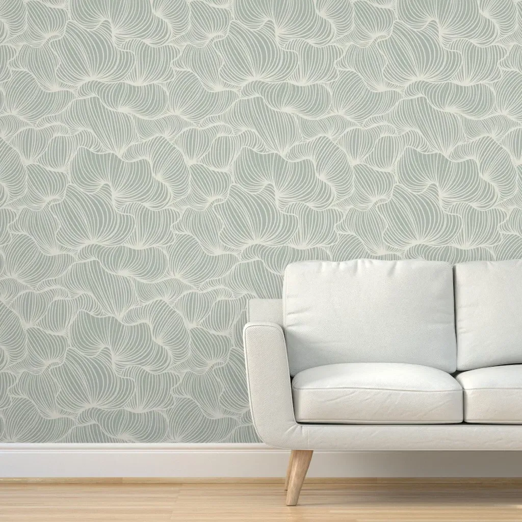 Serenity Large Peel and Stick Wallpaper - Sage Green product