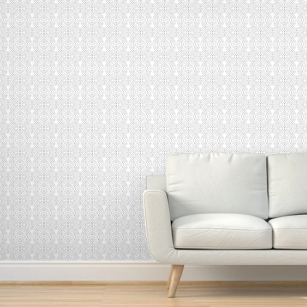 Seville Quilt Peel and Stick Wallpaper - White product
