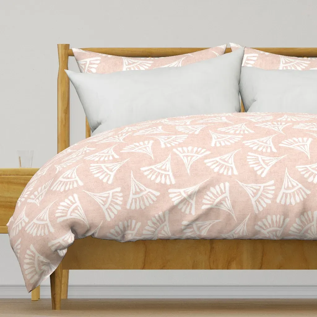 Shades Of Papyrus Duvet Cover - White product