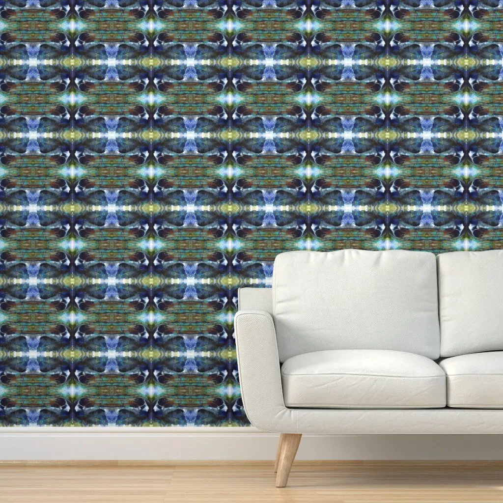 Shadow Loon Peel and Stick Wallpaper - Dark Blue product