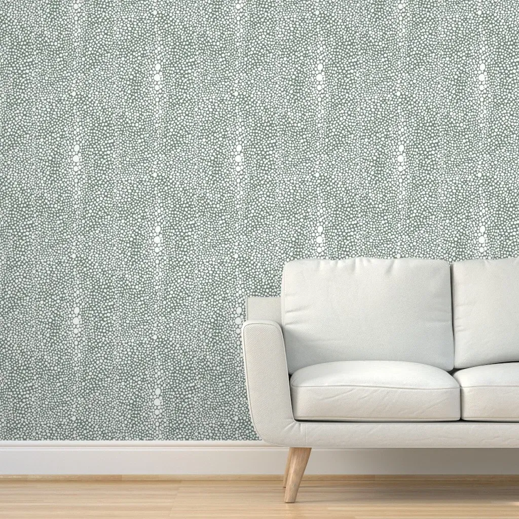 Shagreen Drop Match Peel and Stick Wallpaper - Green product