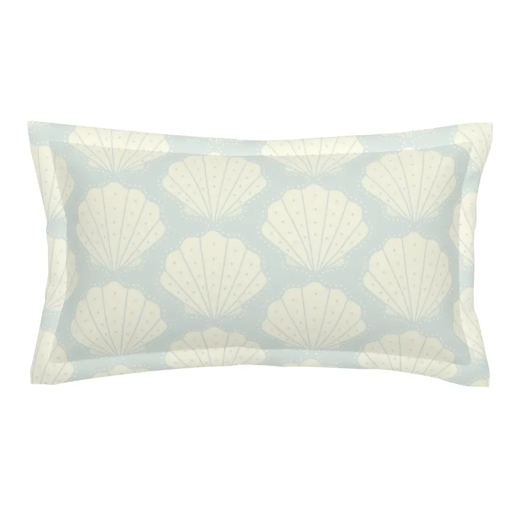 Shells On The Beach King Pillow Sham - Cream product