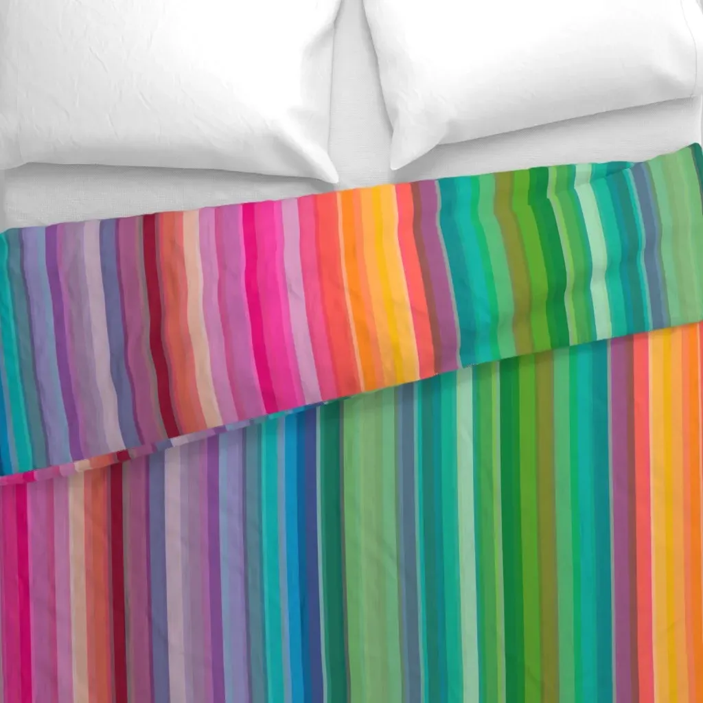 Sherbert Stripes Duvet Cover alternate view