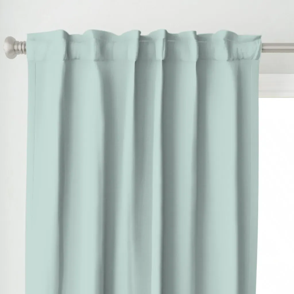 Sherwin Williams Paint Curtain Panel - Pale Aqua alternate view