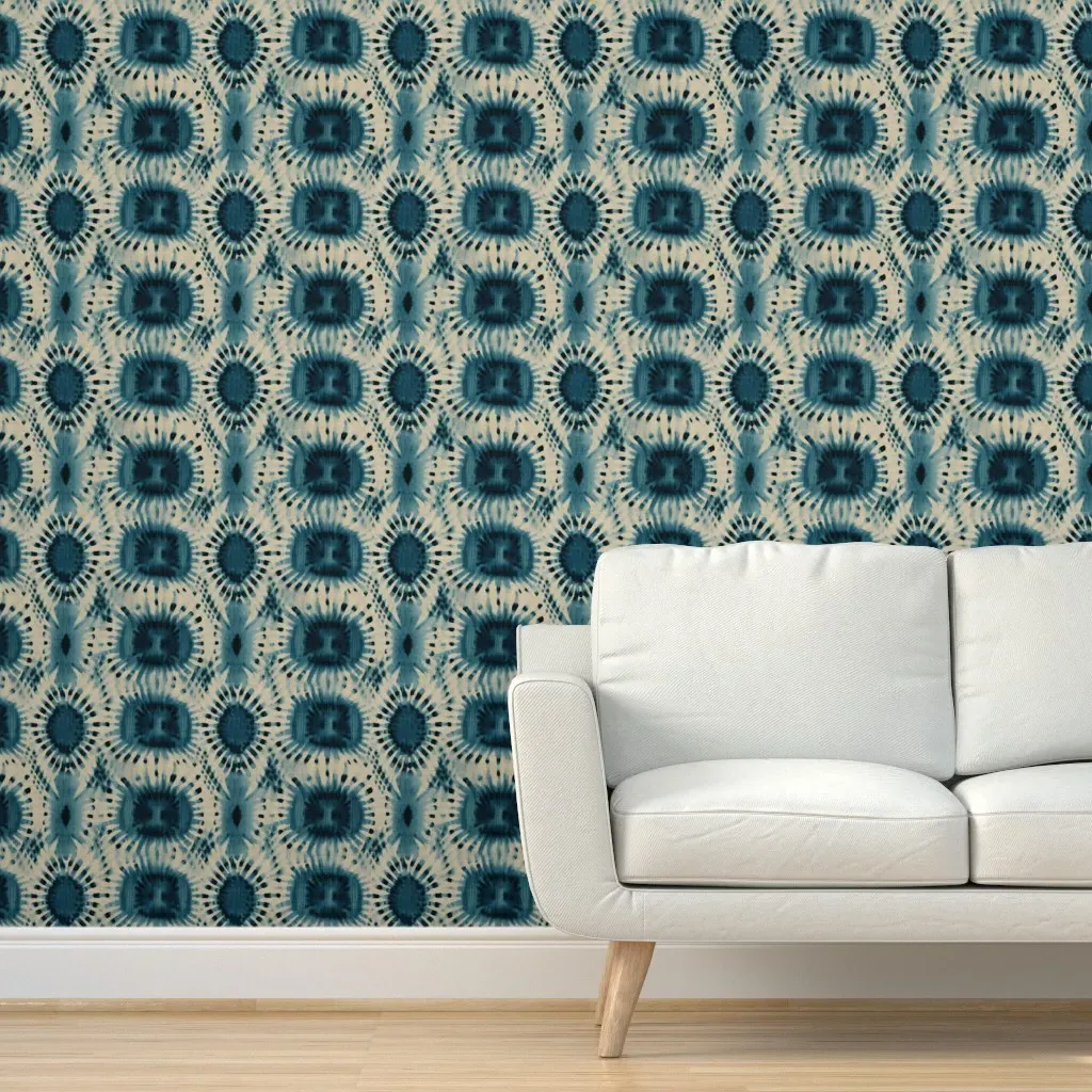 Shibo Fade Peel and Stick Wallpaper Removable - Indigo product