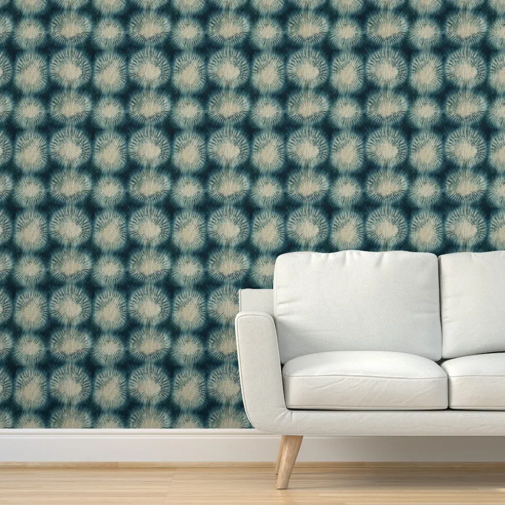 Shibo Sun Peel and Stick Wallpaper - Indigo product