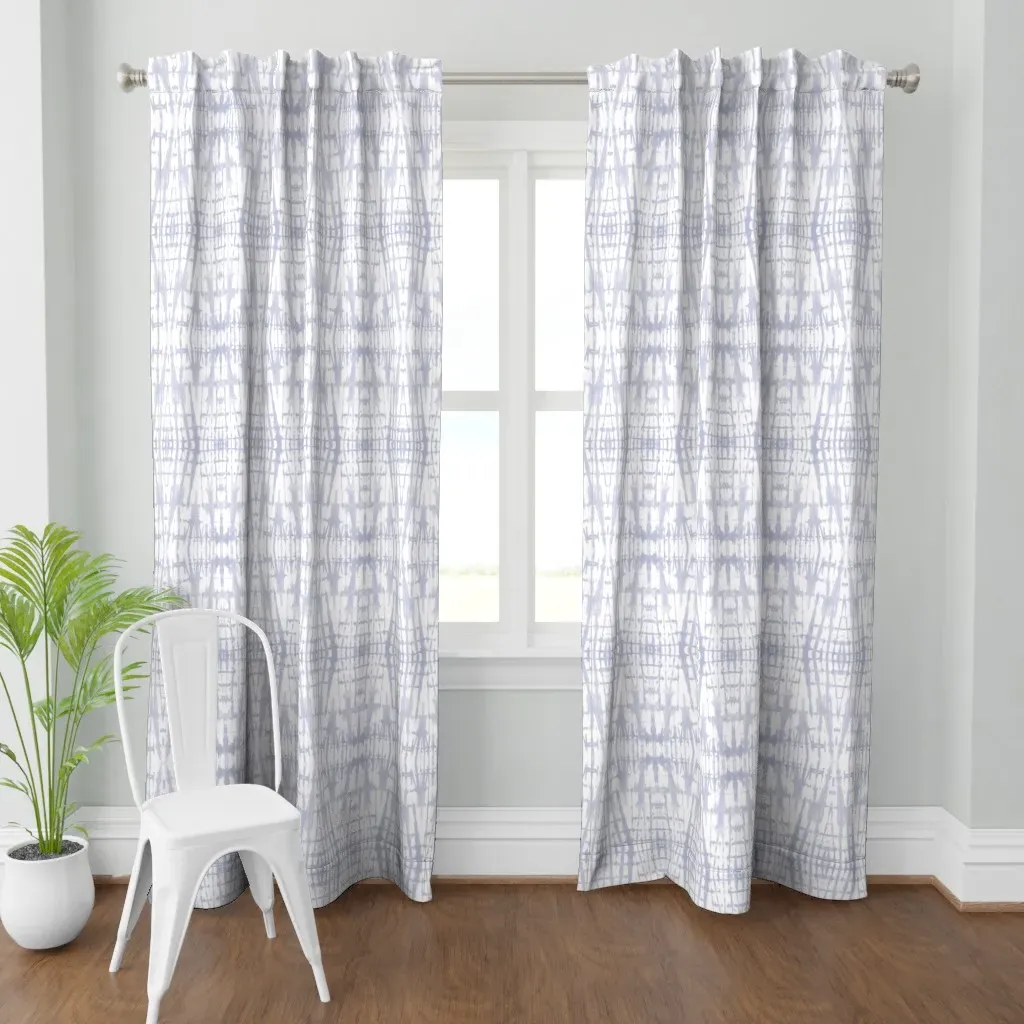 Shibori Faded Curtain Panel - Lavender product