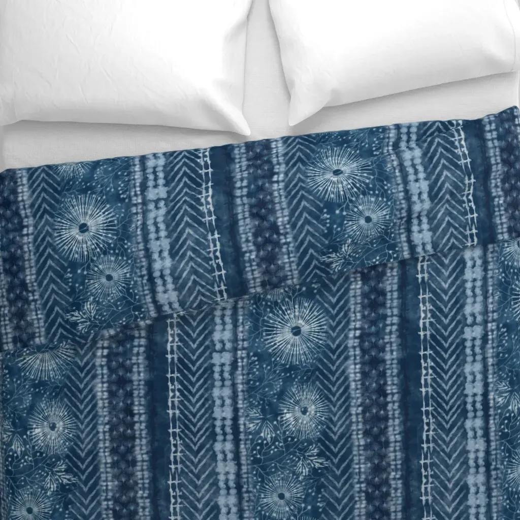 Shibori Kyokai Duvet Cover - Indigo alternate view
