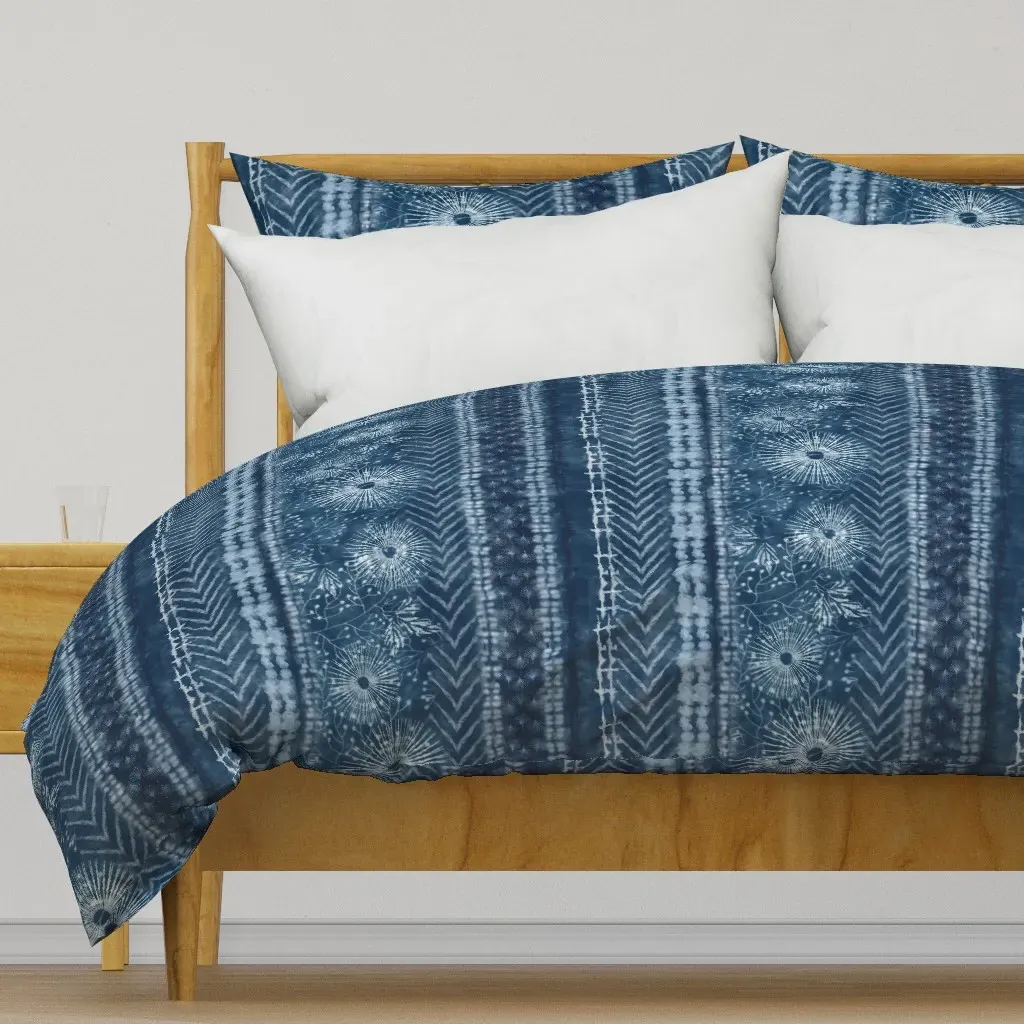 Shibori Kyokai Duvet Cover - Indigo product