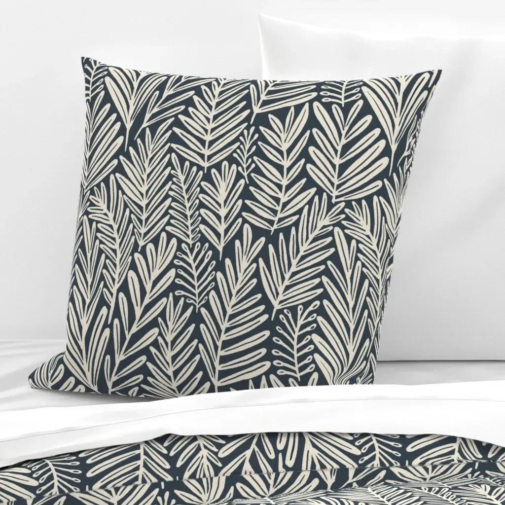 Shirley Leaves Euro Pillow Sham - Beige product