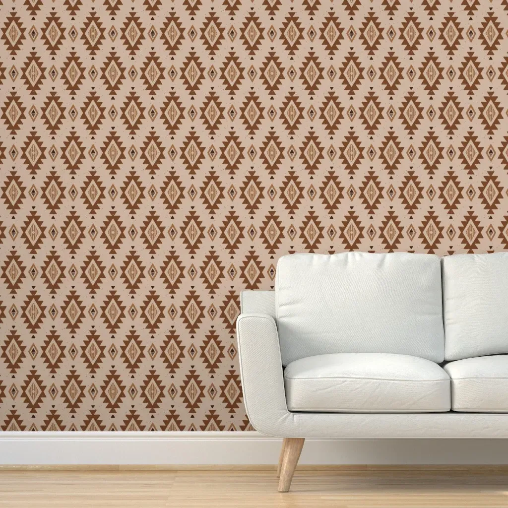 Should Have Been A Cowgirl Peel and Stick Wallpaper - Brown product